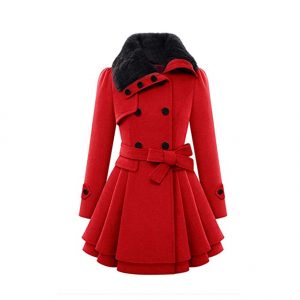 abrigo vingtage rojo